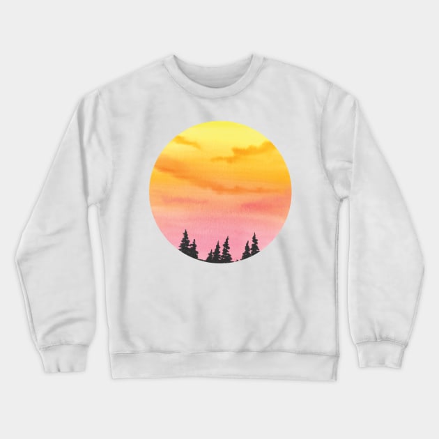 Sunset Crewneck Sweatshirt by RosanneCreates